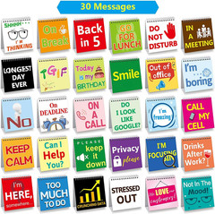 Funny Desk Signs 30 Different Fun and Flip-Over Messages for Office Desk Accesso