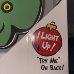 New Dr. Seuss The Grinch Pre Lit Christmas Sign Wall /Door Decor In Green- 16×16