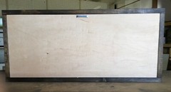 Farmhouse sign, And so Together they built a life, 25 x 11 inches