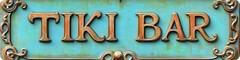 Vintage Metal Wall Decor Bar Sign”TIKI BAR” Street Sign Funny Man Cave Decor Acc
