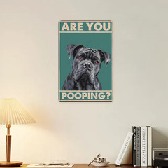 Dog Metal Signs Cane Corso Are You Pooping Funny Sign Vintage Wall Decor Home Pl