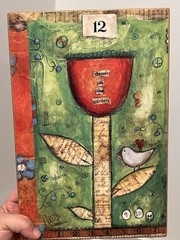 Joyful Nest By Lisa Kaus MixedMedia Collage Art Dance In The Garden 2010 Demdaco
