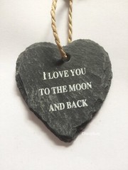 Cute White Black Heart Love Humour Laugh Saying Hanging Wall Plaque Sign Gift