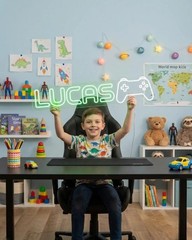 Custom Kids Name Neon Sign Personalized LED Name Nursery Baby Room Wall Decor