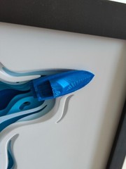3D Boat Shadow Box – Layered Ocean Wall Art – Nautical Coastal Decor Gift