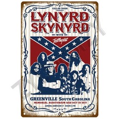 MusicVibeDecor Tin Metal Signs – Rock Band Vintage Poster Tin Plates – Premium