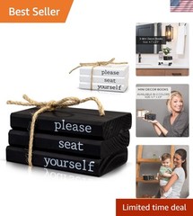 Adorable Farmhouse Bathroom Mini Books for Stylish and Fun Decor – 4.7×2.9″