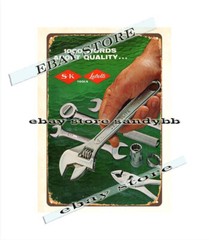 sign metal 1963 Lectrolite Tools Wrench Ratchet Pliers metal tin sign