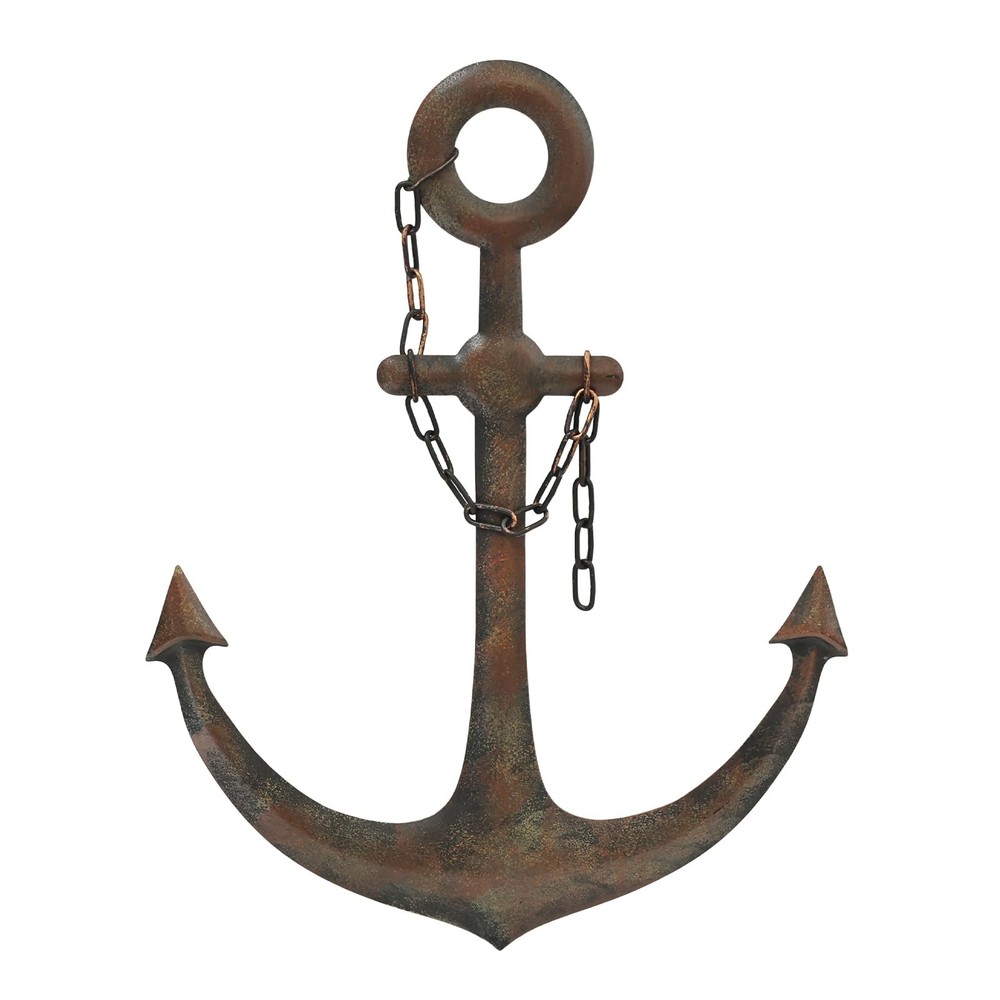 Anchor Wall Decor,Antique Metal Wall Art With Chain for Bedroom Living Room D…