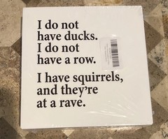 Farmhouse Sarcastic Wooden Box Rustic Sign I Do Not Have Ducks