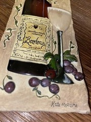 Kate McRostie wall plaque Bordeaux.
