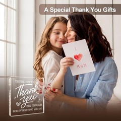 Pozetazas Thank You Gifts for Women Men, Teacher Appreciation Gifts, Square A…