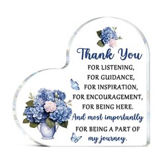 Thank You Gifts For Women Teacher Coworkers Man Friends Acrylic Heart Shaped …