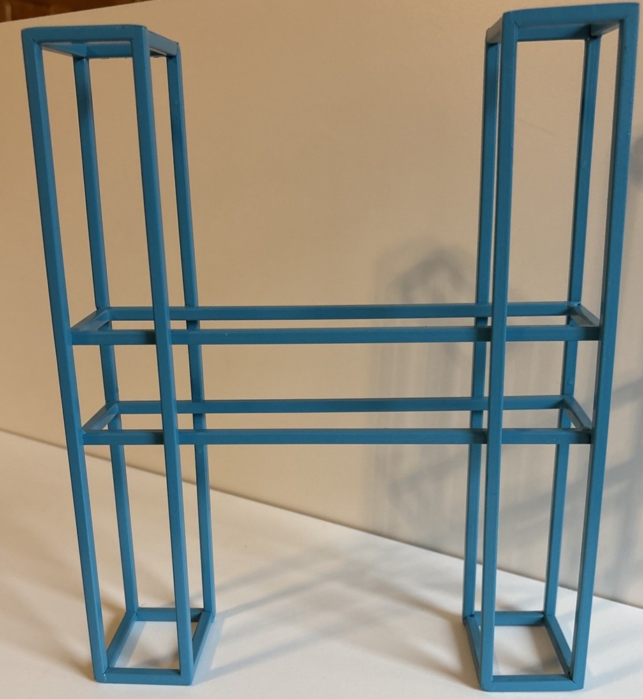 Wall Or Room Decor Teal Metal Letter “H” Hanging Or Free Standing