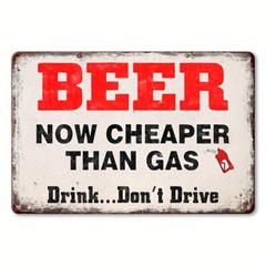 One piece, interesting vintage decorative Tin Metal Signs patio decoration