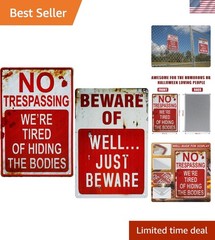 Sturdy Retro Signs | UV-Protected Indoor/Outdoor Decor – Perfect for Gardens