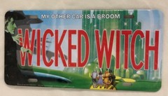 Metal 6X12″ Humor Sign – WIZARD OF OZ – My Other Car is a Broom WICKED WITCH