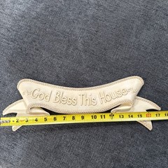 Ivory Blessing Wall Decor Designed Exclusively For Mallory Lane Kitsch 17x 6”