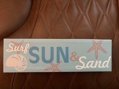 Lot of 7 Beach Themed Plaques Signs Summer Lake Sea Lakeshore Cabin Ocean READ