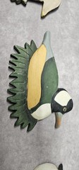 VTG Rustic Wooden Wall Plaques Cabin Folk Art Waterfowl 80’s READ