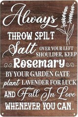 Tin Metal Signs 8×12 Gift for Home Porch Bar Front Yard Wall Decor Back yard Tik