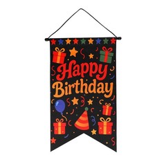 Happy Birthday Sign, 19.7×11.8in Pre-Assembled as shown in the picture