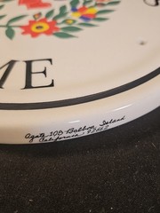 Hex Sign God Bless Our Home Agate 108 California 10″