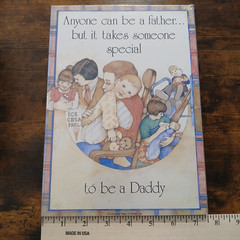 VTG Wall Decor Fathers Fatherhood “It Takes Someone Special to be a Daddy”
