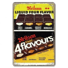 Retro Metal Tin Sign Chocolate Wall Decor Kitchen Cafe Bar Poster
