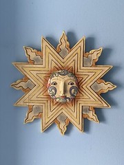Sun Face Plaque Jim Shore 2007 Wall Hanging Heartwood Creek 11.75” #4010001