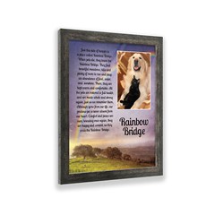 Rainbow Bridge Pet Memorial Gifts Cat or Dog Memorial Gifts, Loss of Dog Gifts
