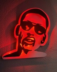 Young Dolph Sign, Flippa, LED signs, Dolph Gabban, Rapper sign