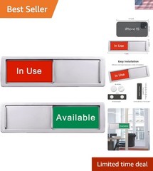 Eco-Friendly Magnetic Door Sign – ‘In Use’ / ‘Available’ for Professional Spaces