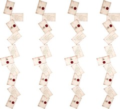 40 Letter Cards & Nylon String for Hanging, Home Decor, Officially Licensed