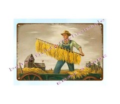 A Stick of Tobacco After Curing metal tin sign art ARNOLD BLANCH (1896-1968)