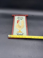 12“ X 8“ Rustic Welcome To The Roost Wood Sign