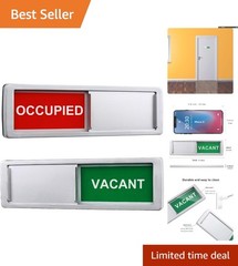 Modern Privacy Door Indicator – Vacant/Occupied Sign for Conference & Home