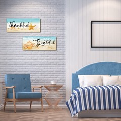 Maitys 3 Pcs Summer Beach Signs Ocean Theme 9.84 x 3.94 inches, Novelty