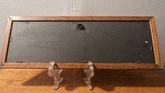 2 Cute Vtg Best Friends Matted Framed Wall Hanging Primitive Decor-Country Color