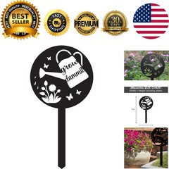 Grow Dammit Humorous Metal Garden Sign – Fun Outdoor Decor for Plant Lovers