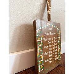 14″ Vintage Kitchen Prayer Poem Decorative Wood Wooden Wall/Display Decor