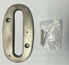 4″ Rustic Silver Patina Solid Bronze Metal House Numbers 4 INCH PICK NUMBER