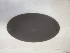 11″ X 7″ Oval Shaped Plastic Plaque Family Motor Coach Association 414903