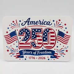 America 250 Wall Sign Patriotic 3D USA 250th Anniversary Decor Desk Shelf Art