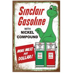 Retro Metal Signs Set for Home Décor, 12 Count