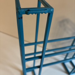 Wall Or Room Decor Teal Metal Letter “H” Hanging Or Free Standing