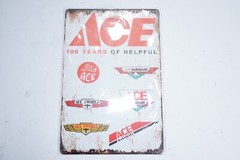 New Commemorative ACE 100 Years Of Helpful 12″ x 8″ Metal Steel Novelty Sign