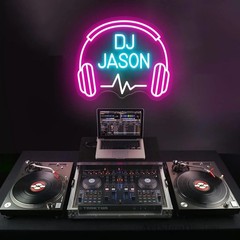 Custom DJ Name Neon Sign Personalized Headphones Neon Music Room Neon Sign Decor
