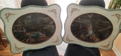 SHABBY CHIC Old Victorian Doll House Wall Art Hanging Picture Frame 26 x 22