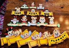 BARTOLUCCI of Italy ~ Personalizable Child’s WALL PLAQUES. 17 DESIGNS! 4 SIZES!